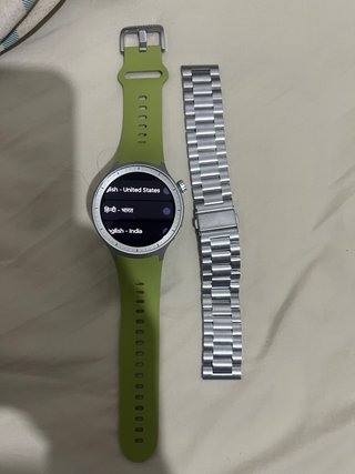 Reloj Motorola Verde y Plata