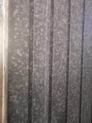 Puerta metálica galvanizada