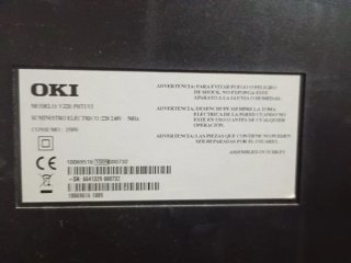 Televisor OKI 32 Negro y Morado