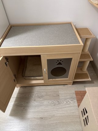 Mueble Cama Arenero Gato