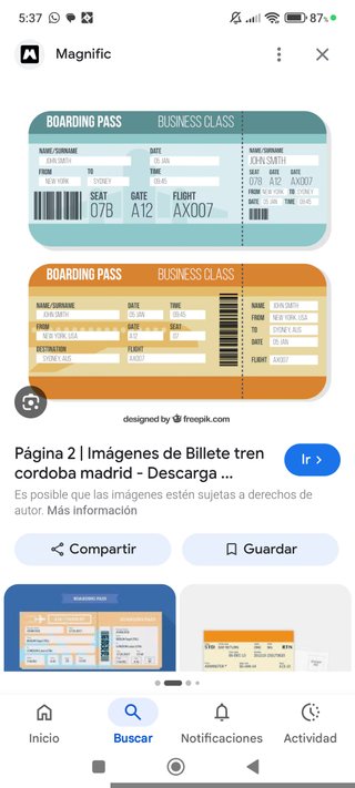 Billetes Madrid