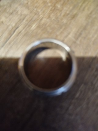 Anillo plateado