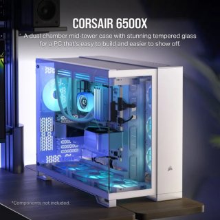 Caja PC Corsair 6500X Blanca Bambú