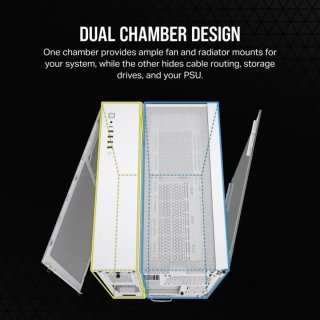 Caja PC Corsair 6500X Blanca Bambú