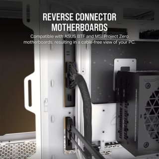 Caja PC Corsair 6500X Blanca Bambú
