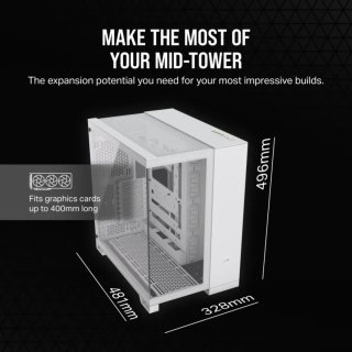 Caja PC Corsair 6500X Blanca Bambú
