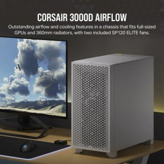 Caja PC Corsair 3000D AIRFLOW Blanca