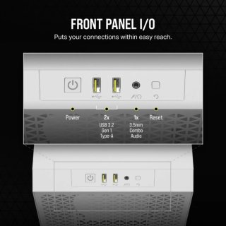 Caja PC Corsair 3000D AIRFLOW Blanca