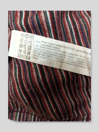 Vestido Midi Rayas Pull&Bear Talla L