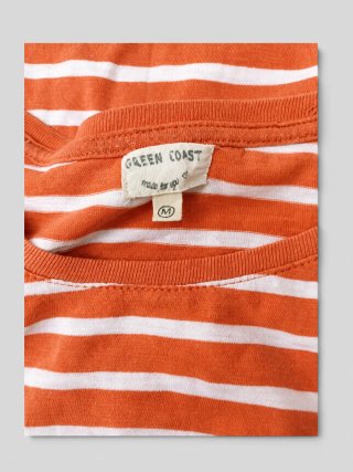 Camiseta Rayas Coral M Green Coast
