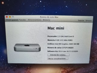 Apple Mac mini Plata