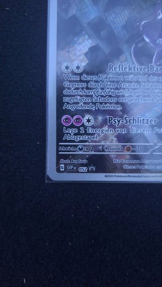 Mewtwo 052 Promo Carta Pokémon