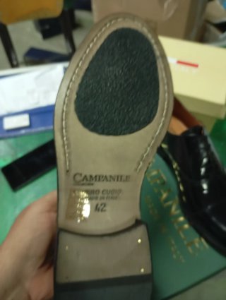 Scarpe uomo eleganti Campanile nere