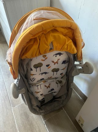 Hamaca para bebé con mosquitera kinderkraft 6-9 me