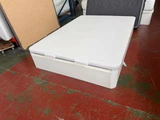 Colchón Visco 135x190 + Canapé Blanco