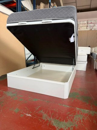 Colchón Visco 135x190 + Canapé Blanco