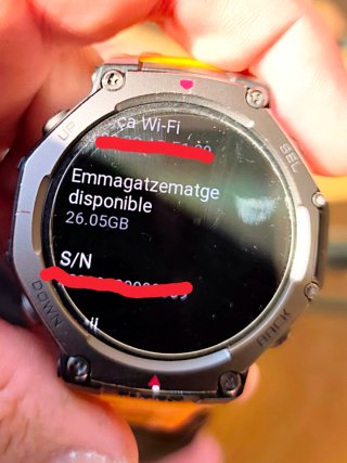 Amazfit T-Rex 3 Smartwatch Naranja/Plata