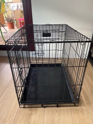 Jaula para perros de hierro