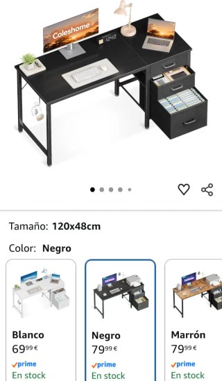 estantería IKEA FJÄLLBO y escritorio