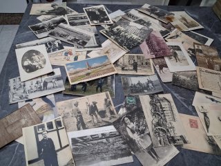Lote Fotos Postales Temática Militar francesas.