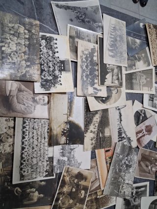 Lote Fotos Postales Temática Militar francesas.