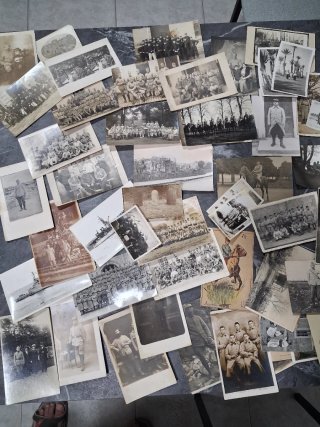 Lote Fotos Postales Temática Militar francesas.