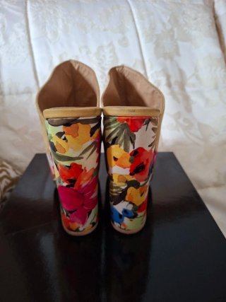 Chon Scarpe Donna Nabuk/Raso 38 Tacco 16,5