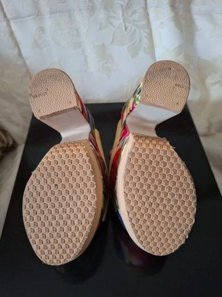 Chon Scarpe Donna Nabuk/Raso 38 Tacco 16,5