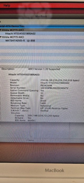 MacBook Pro Intel Core 2 Duo 2.26 GHz