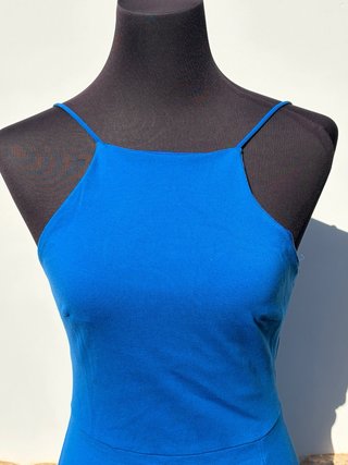 Vestido azul Stradivarius