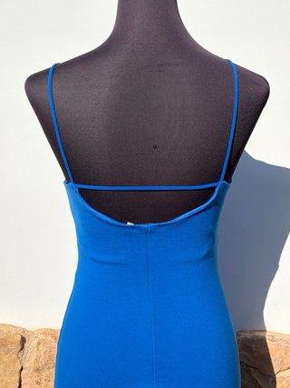 Vestido azul Stradivarius