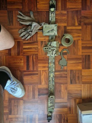 Cinturón Táctico Airsoft Multicam