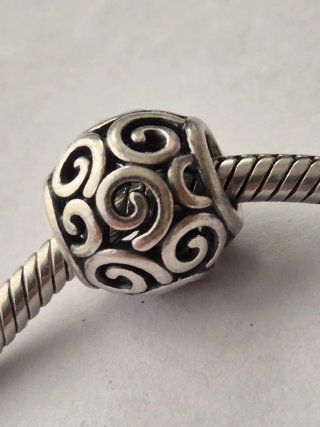Charm Pandora Ocean Breeze Brezza Marina Argento