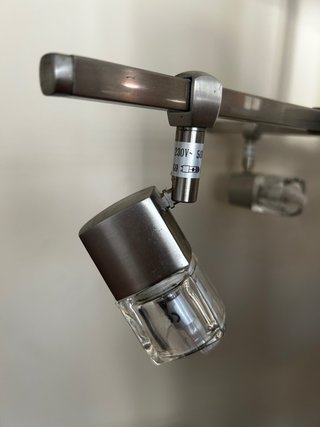Lámpara de techo moderna metal y cristal