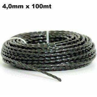 Hilo desbrozador 4mmx100m negro
