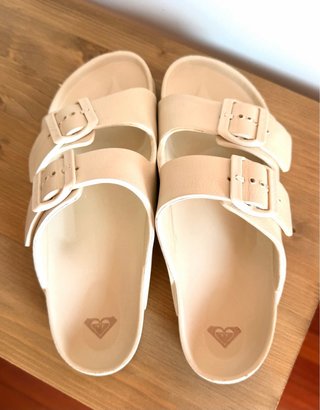 Chanclas sandalias Roxy Beige