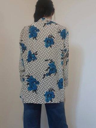 Blusa vintage 100% seta 80s/90s