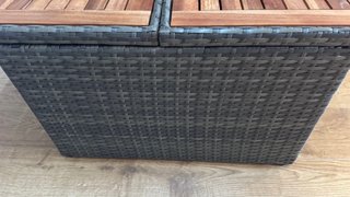 Tavolo Ratan e Legno per Terrazza/Giardino