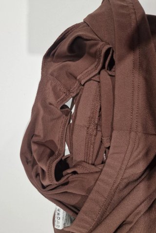 Minifalda marrón con pantalón corto Talla S