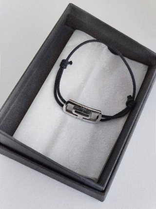 Pulsera Bulgari Plata Ley Parentesi