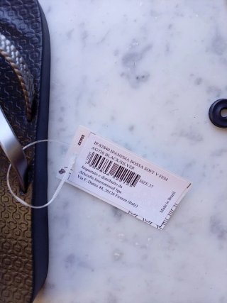 Infradito Ipanema donna nere e argento