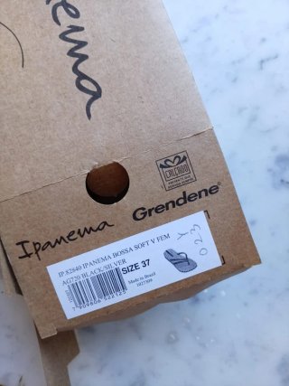 Infradito Ipanema donna nere e argento