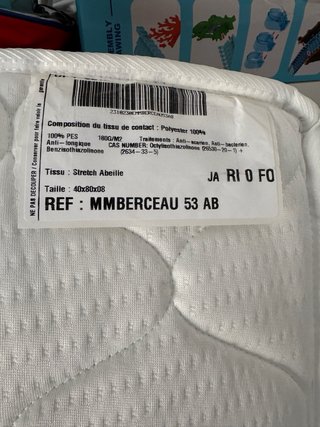 Colchón Minicuna 40x80 nuevo sin uso