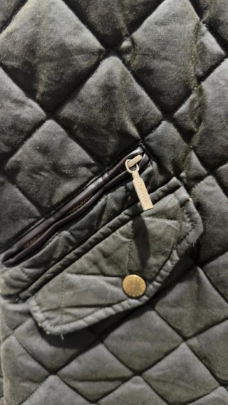 Barbour Chelsea Wax Chaqueta Verde Talla S