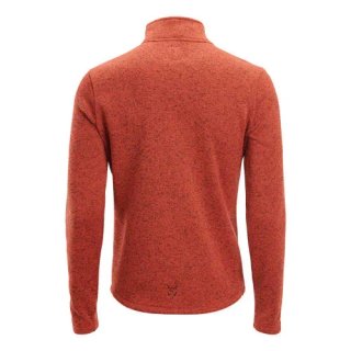 Chaqueta polar naranja con cremallera Altus hombre