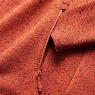 Chaqueta polar naranja con cremallera Altus hombre