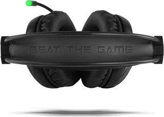 BG Xonar-X6 Binaural Diadema Negro, Verde - Auriculares con micrófono