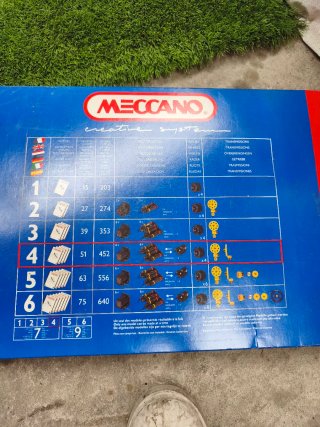 Juego Meccano Set 51 - 4 Modelos Vintage