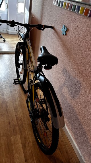 Bicicleta de Montaña DTB Negra y Amarilla