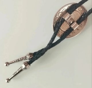 Bolo-tie Ojo de Tigre Infinito.Corbata vaquera